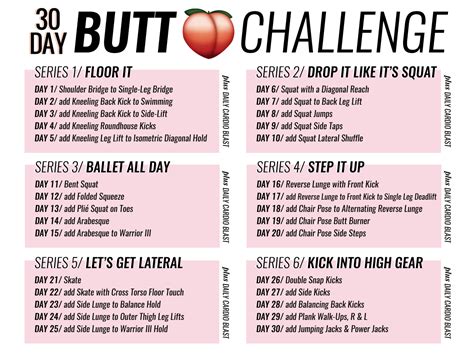 30 Day Hip Hop Abs Workout Calendar Linupilotx