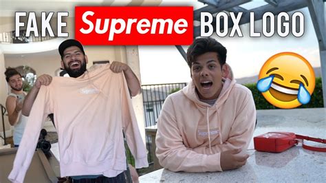 Giving Youtubers A Supreme Box Logo Prank Feat Qias And Ari Petrou Aka