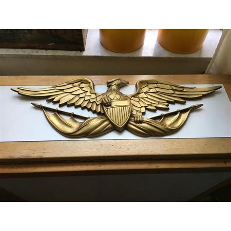 wall hangings vintage 1960s brass sexton american eagle metal wall hanging wall decor home