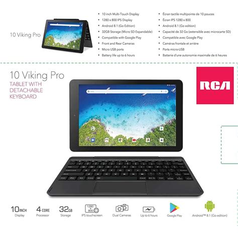 Rca Viking Pro 10 Inch Tablet Black Tech City