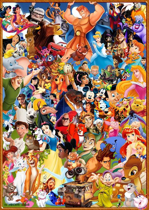 Walt Disney By 86botond On Deviantart Disney Collage Walt Disney