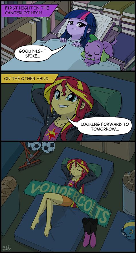 Spike Sunset Shimmer And Twilight Sparkle Equestria