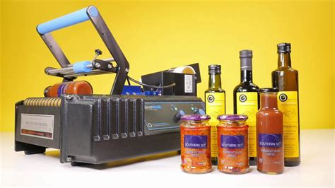 The Benchmark Labelling Machine Labelling Jars And Bottles Youtube