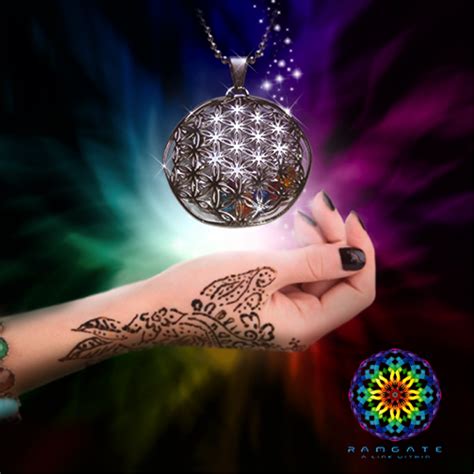 the flower of life is a sacred geometrical figure that dates back to as far as 6000 b c to