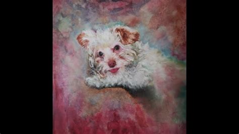 How To Paint A Very Cute Puppy In Oil Youtube