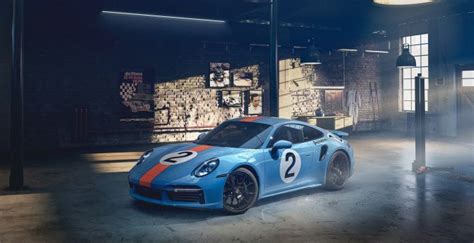 Wallpaper Porsche 911 Turbo S Rodriguez Blue Sportcar Desktop