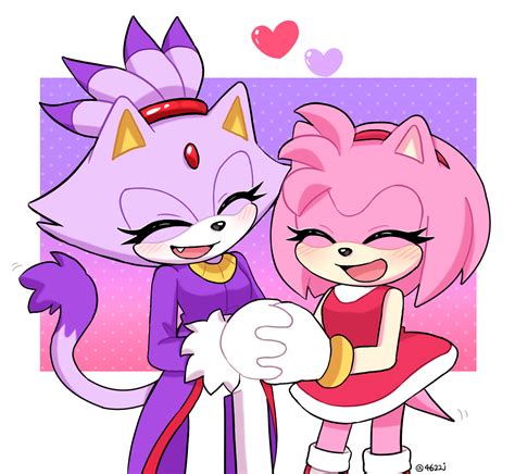 Amy And Blaze Sonic The Hedgehog Wallpaper 44477691 Fanpop