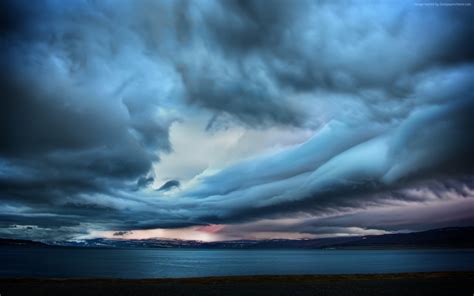 Beach Storm Clouds Hd Nature 4k Wallpapers Images Backgrounds