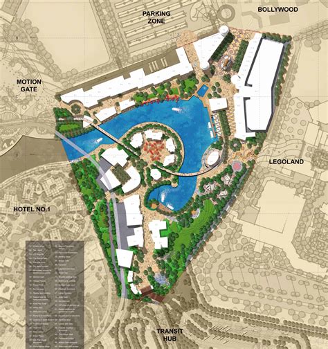 Riverland At Dubai Parks And Resorts Verdaus Landscape Architects