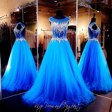 75 royal blue evening dresses found. Rhinestone Royal Blue Dress Open Back Long Prom Gowns 2016 ...