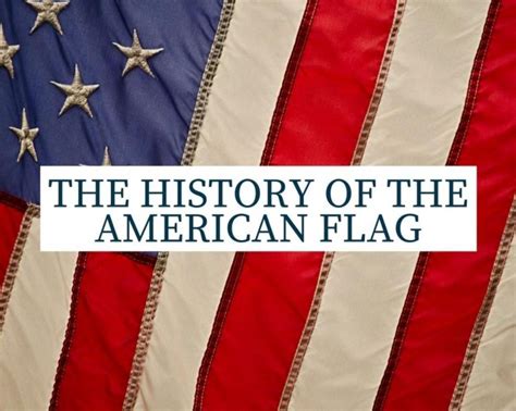 The History Of The American Flag Just A Pinch