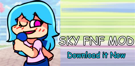 Download Fnf For Sky Vs Senpai Full Week Free For Android Fnf For Sky