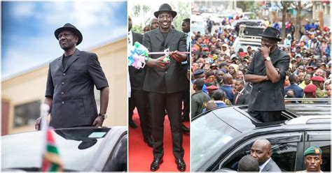 William Ruto Impresses Kenyans With New Fashion Sense In Kaunda Suits Luku Moto Ke
