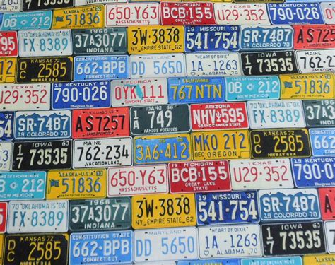 Check spelling or type a new query. License Plate Fabric Cotton Material Timeless Treasures