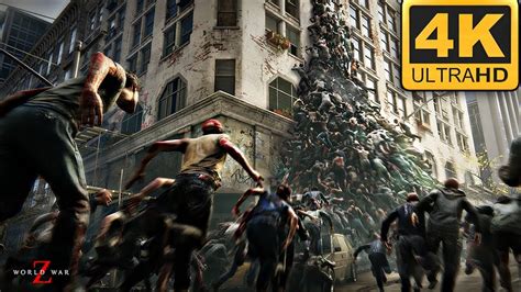 World War Z Surviving Zombie Apocalypse Hordes 4k Pc Gameplay