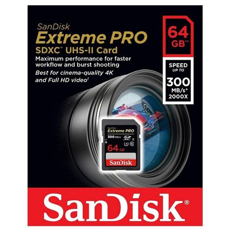 Answer yes, the sandisk®️ sdxc extreme pro 128gb memory card will work in the nikon d7500 as it supports the sdxc memory cards of upto 512gb capacity. SanDisk Extreme Pro 64GB SD Card SDXC UHS-II Camera DSLR Memory Card 4K U3 300MB/s