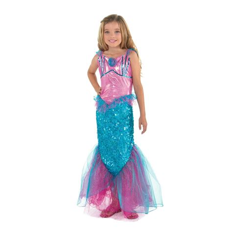 Halloween Girl Sealife Mermaid Dress Up Costume