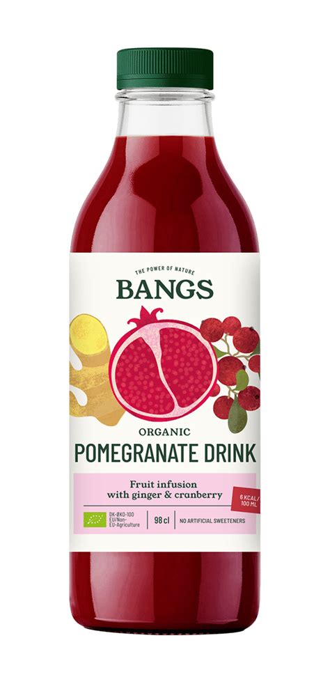 Cranberry Pomegranate Drink Organic Drink Bangs