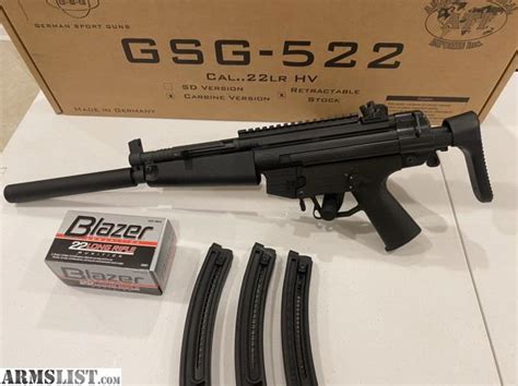Armslist For Sale New Gsg 522 22lr With 500rds
