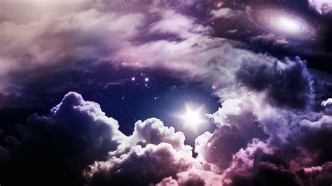 Clouds Outer Space Stars Skyscapes Wallpapers Hd Desktop And