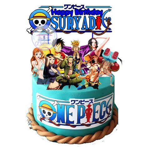 One Piece Cake Topper Personalized Lazada Ph