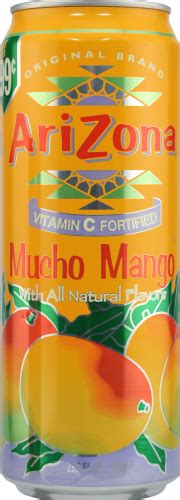 Arizona Mucho Mango Tea Drink 23 Fl Oz Kroger