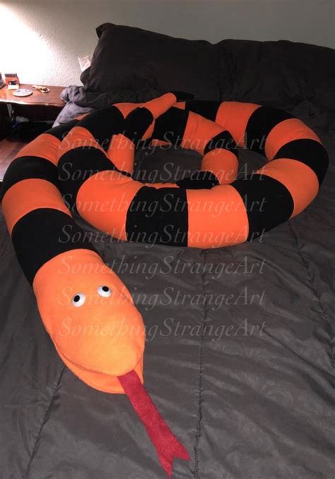 Nightmare Before Christmas Snake Plush 8ft To 17ft Long Stuft Etsy