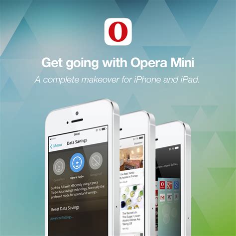 Download for free to browse faster and save data on your phone or tablet. Download the new Opera Mini for iPhone and iPad