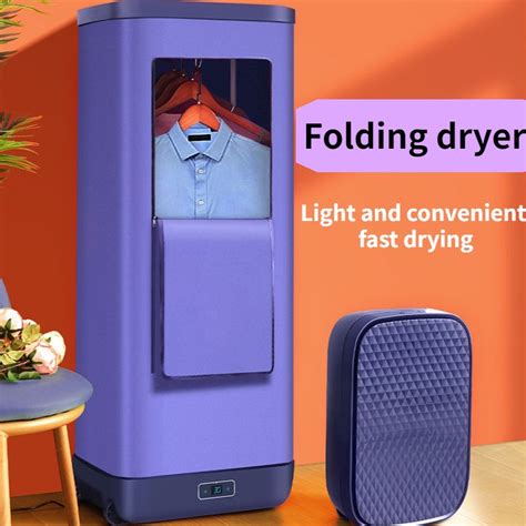 Cloth Dryer Folding Dryer Dryer Machine Touch Screen Timing Travel Air Drying Clothes Quick