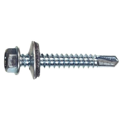 Hillman 12 14 Hex Washer Head Neo Self Drilling Screw With Washer