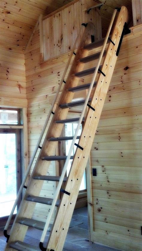 Gralin Associates Inc Retracting Ships Ladder Tiny House Loft