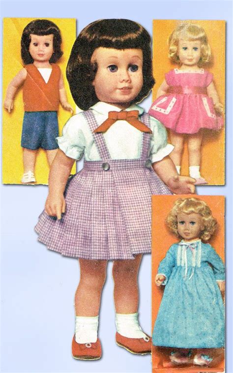 1960s Vintage Advance Sewing Pattern Group F Chatty Cathy Doll Clothes