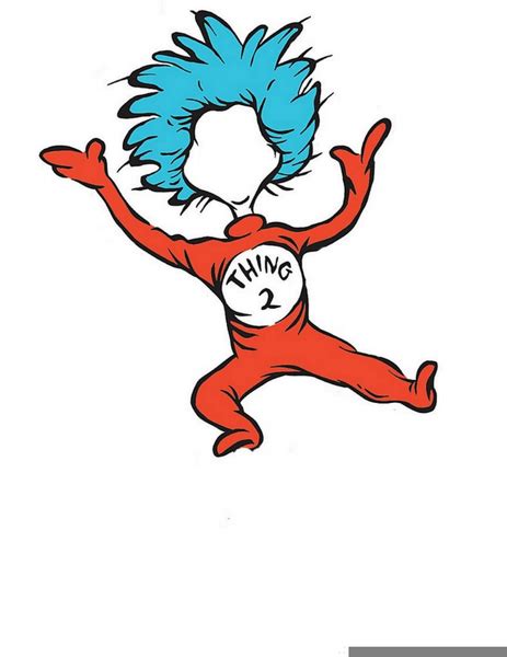 Dr Seuss Thing And Thing Clipart Free Images At Vector