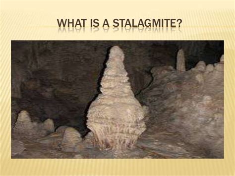 Stalactite And Stalagmite