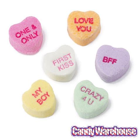 Brachs Tiny Conversation Hearts Candy 33 Ounce Bag No Valentine Fun