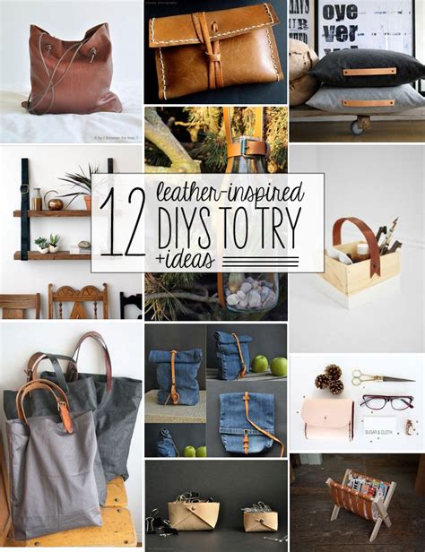 12 Leather Inspired Diys Ideas To Try Poppytalk
