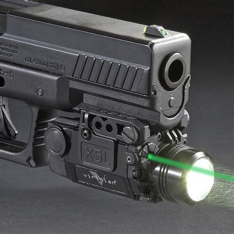 Tactical Green Laser Sight With Led Flashlight Combo With 20mm