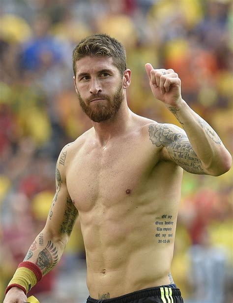 Real Madrid Captain Sergio Ramos Shows Off His Body Daily Worthing