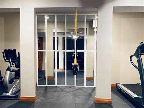 Diy Mirror Wall Home Gym On A Dime A Midlife Style Home Décor