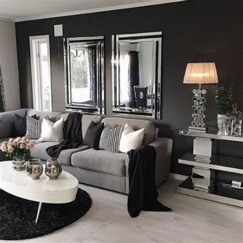 Creating A Chic And Cozy Grey White Black Living Room