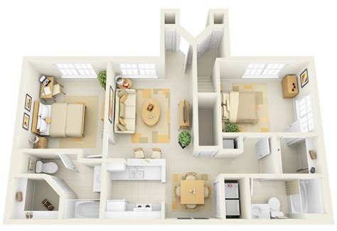 Life123.com has been visited by 100k+ users in the past month 3 bed 2 bath apartment floor plan ideas - Google Search ...