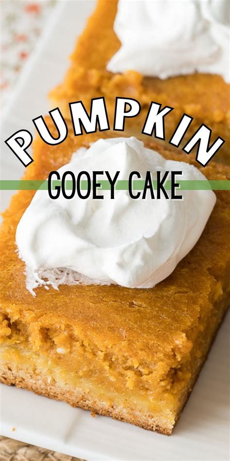 Pumpkin Gooey Cake I Wash You Dry