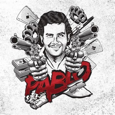 Pin By Ernest Gerber On Tshirts Illustration Pablo Escobar Portrait