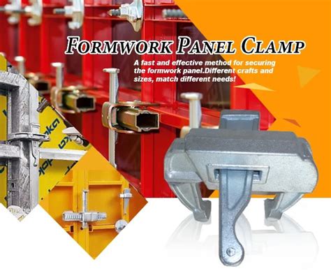 Kunci Klem Panel Forwork Besi Cetak Galvanis Buy Wedge Clamp Pabrik