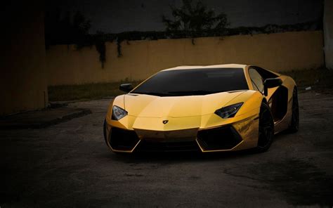 Gold Cars Wallpapers Top Free Gold Cars Backgrounds Wallpaperaccess