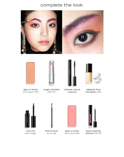 Color Atelier Lookbook Asian Makeup Nail Polishes Get The Look