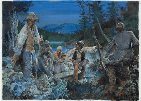 Escape At Night Jerry Pinkney 1996 Norman Rockwell Museum The
