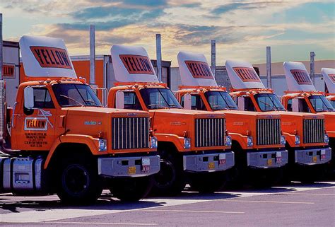 Yellow Freight Trucks Photograph By Douglas Settle Pixels