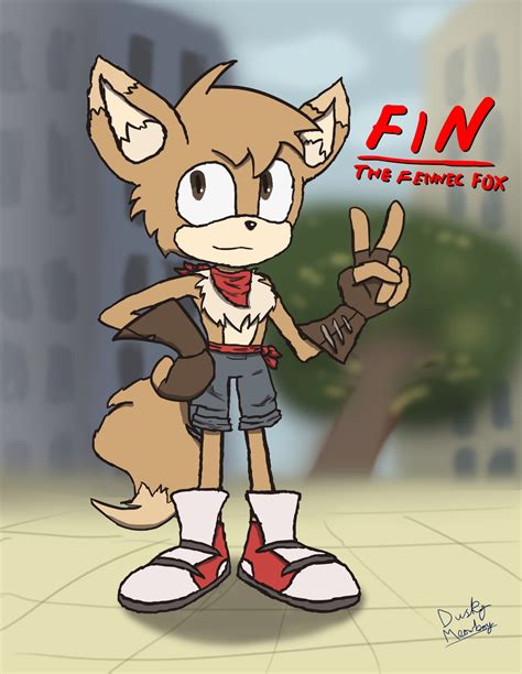 Sonic Oc Fin The Fennec Fox By Dusky Meowboy On Deviantart