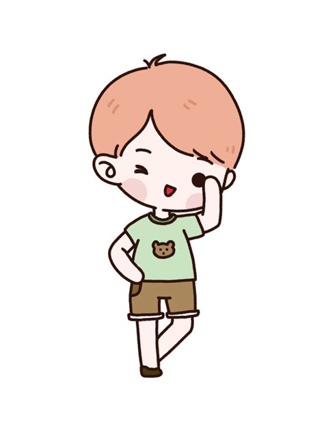 Cute Boy Doodle Cartoon Character 22311006 Png